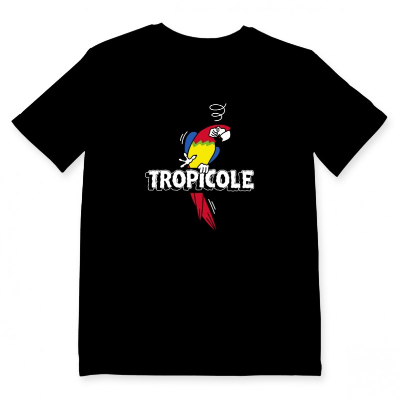 T-shirt TROPICOLE: Tee shirt en coton imprimé à Toulouse par Bpm Shirt