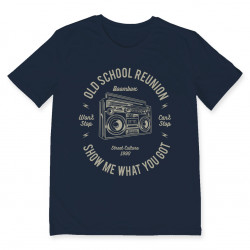 T-shirt BOOMBOX: Tee shirt en coton imprimé à Toulouse par Bpm Shirt