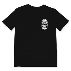 T-shirt Calavera: Tee shirt en coton imprimé à Toulouse par Bpm Shirt