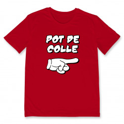 T-shirt POT DE COLLE Tee shirt en coton imprimé à Toulouse par Bpm Shirt