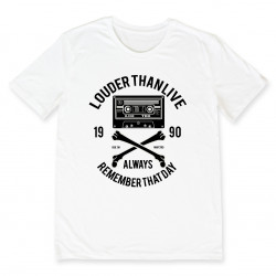 T-shirt LOUDER Tee shirt en coton imprimé à Toulouse par Bpm Shirt