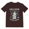 T-shirt KING OF THE OCEAN: Tee shirt en coton imprimé à Toulouse par Bpm Shirt